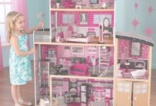 Kidkraft Sparkle Wooden Dollhouse With 30 Pieces Of Furniture