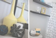 Yellow And Gray Bathroom Decor