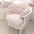 Pale Pink Bedroom Chair