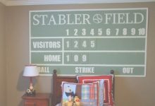 Baseball Scoreboard For Bedroom
