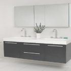 Double Bathroom Sink Cabinets