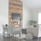 Wood Accent Wall Living Room
