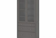 Glass Door Cabinet With Drawers