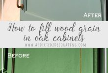 Wood Grain Filler For Oak Cabinets