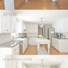 Painted White Cabinets Before And After