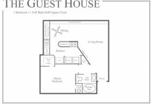 1 Bedroom Guest House Plans