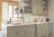 Antique Green Cabinets