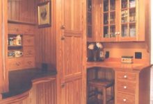 Heart Pine Cabinets