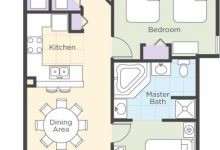 Wyndham Ocean Boulevard 3 Bedroom Floor Plan