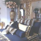 Navy Blue And Gold Bedroom