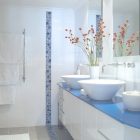 Blue And White Bathroom Decor