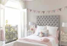 Pink And Gray Girls Bedroom