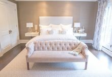 Taupe And Pink Bedroom