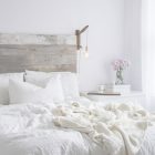White Rustic Bedroom