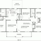 4 Bedroom Rambler Floor Plans