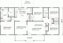 4 Bedroom Rambler Floor Plans