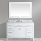 54 Inch Bathroom Vanity Single Sink