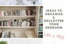 Declutter And Organize Bedroom