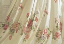 Vintage Floral Bedroom Curtains