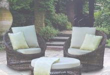 3 Piece Cushion Set For Wicker Furniture
