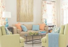 Green And Orange Living Room Decor