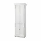 White Bathroom Linen Cabinet