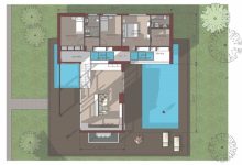 3 Bedroom House Plans With Swimming Pool