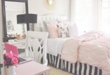 Black White And Light Pink Bedroom