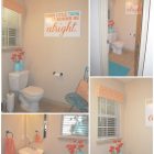 Orange And Blue Bathroom Decor