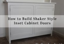 How To Make Flush Cabinet Doors
