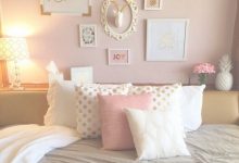 Pink And Gold Bedroom