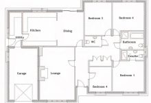 House Plans Bungalow 4 Bedroom