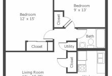 Small Apartment Floor Plans Two Bedroom