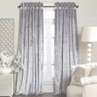 Silver Bedroom Curtains
