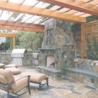 Outdoor Kitchen And Fireplace Designs