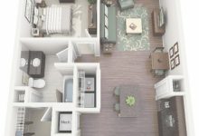 1 Bedroom Apartment Layout