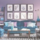 Purple And Blue Living Room Decor