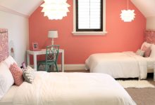 Coral Pink Bedroom