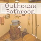 Country Outhouse Bathroom Decor