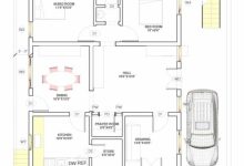 East Facing Triple Bedroom House Plans