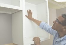 How To Hang Upper Kitchen Cabinets
