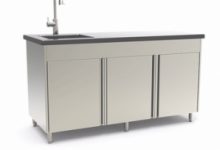 Outdoor Kitchen Sink And Cabinet