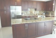 Cherry Brown Kitchen Cabinets