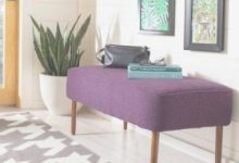 Purple Bedroom Bench