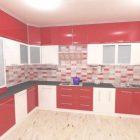 Modular Kitchen Designs Red White