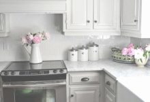 Light Grey Painted Kitchen Cabinets