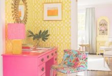 Hot Pink And Yellow Bedroom