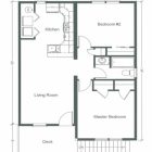 2 Bedroom House Plans Open Floor Plan