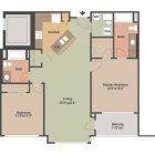 2 Bedroom Apartment Layout