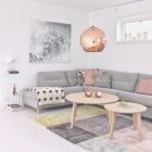 Rose Gold Living Room